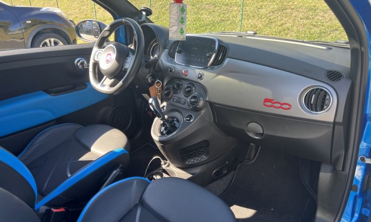 FIAT 500S Blue Italia S&S Sport 85 cv Boîte automatique Dualogic